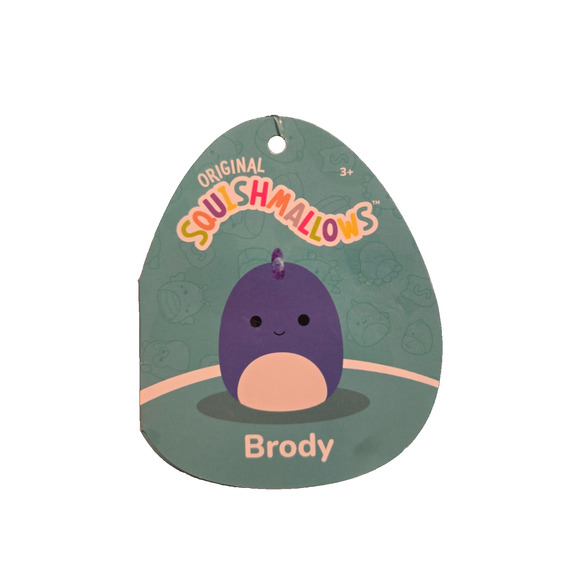 Squishmallows 8” Brody Blue Dinosaur Plush Toy – Kellytoy Soft Stuffed Animal - Picture 5 of 5